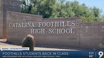 Catalina Foothills High School Entrance